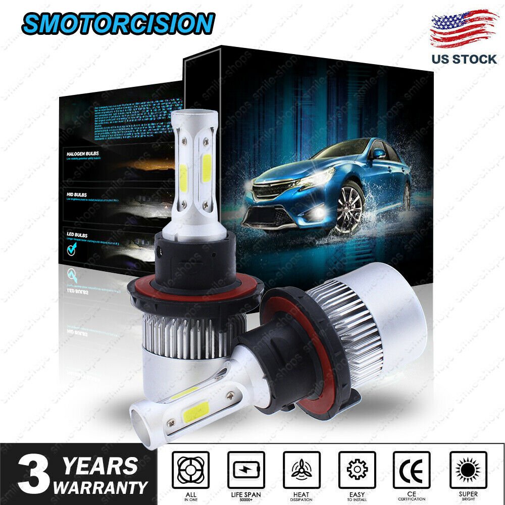 2pcs H13 LED Headlight Bulb For Ford F150 2004-2014 F-250 F-350 Super Duty 05-18