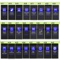 Jeep Wrangler JK 2009-2016 Overhead 6 Gang Switch Panel Blue Light + Voltmeter