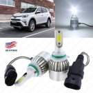 LED HID Xenon Bulb Headlight Upgrade Kit C6 For 2016-2017 Toyota Rav4 195000LM