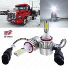 195000LM Low Beam LED HID Bulb Headlamp Kit For Freightliner Cascadia 2008-2017