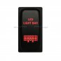 For Mitsubishi Outlander Endeavor L200 Red LED Push Switch LED LIGHT BAR 12V 3A