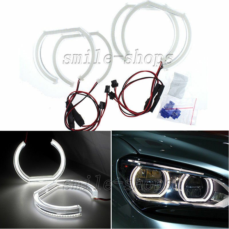 Crystal DTM Style Angel Eyes Halo Rings LED Kit For BMW E90 Sedan 2006-2010 E92