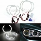 Crystal DTM Style Angel Eyes Halo Rings LED Kit For BMW E90 Sedan 2006-2010 E92