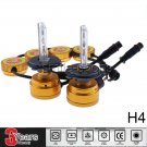 AC 55W All-In-One Gold HID Headlight Kit H4 HB2 9003 High/low Beam 5500K Bulb