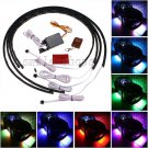 LED Undercar Underbody Underglow Kit Neon Strip Body Glow Light Tube with Remote