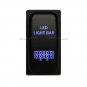 ON-OFF Push Switch LED LIGHT BAR Blue LED For Mitsubishi Pajero Triton Lancer 3A