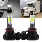 For 2010 2011-2016 Freightliner Cascadia Truck 80W 8000LM H11 LED Headlight Kit