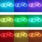 4 X Wireless 60MM RGB SMD Angel Eyes Light LED Halo Rings Remote Controller Kit