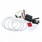 4pcs CCFL Angel Eye Light Halo Ring Blue For BMW E46 3-Series Coupe 325i 330Ci