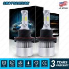2x H13 9008 Hi/Lo Beam Led Headlamp Kit For Jeep Wrangler 2007-2015 1400W 6000K