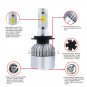 2x H7 LED Headlight Kit 1400W 210000LM High-Low Beam Bulb COB 6500K Lamp White
