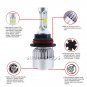 1400W 210000LM All In One LED 9007 Headlight Kit High/Low Beam 6000K White Power