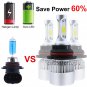 1400W 210000LM All In One LED 9007 Headlight Kit High/Low Beam 6000K White Power