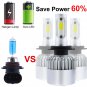 COB H7 1400W 210000LM 2-Sided LED Headlight Kit High or Lo Light Bulb 6000K Car