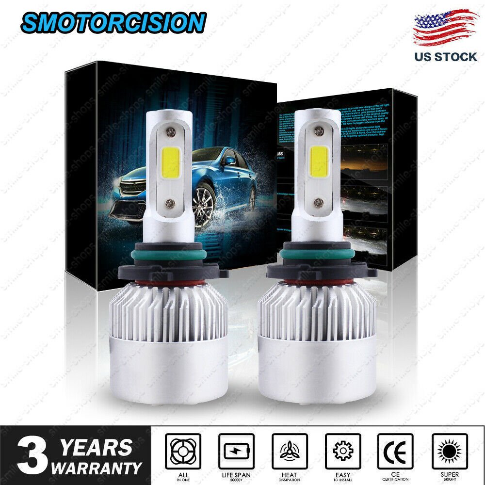 9006 HB4 LED Headlights Bulbs Lamp Fog Light Hi/Lo Beam HID Xenon 1400W 210000LM