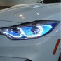 4Pcs Switchback SMD LED Angel Eye Headlight Retrofit For BMW M3 M4 M5 F30 E90
