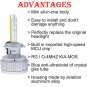 ALL IN ONE H7 Xenon HID Replacement Bulbs Light KIT 6000K White No Need Ballast