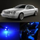 22pcs Blue Interior LED Light Kit for Mercedes Benz E Class W210 Sedan 95-01