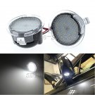 2x Canbus White LED Side Mirror Puddle Lights For Ford Fusion Gen 2 2013-2017