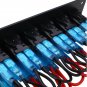 Red LED 6 Gang Switch Control Panel Rocker Waterproof For Car Truck Boat Marine