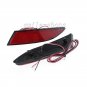 For Ford Focus 2012-2014 Red lens LED Rear Bumper Reflector Tail Fog Light Lamp