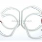 4x 6000K White Crystal DTM Style LED Angel Eyes Halo Rings Light For BMW E92 E90
