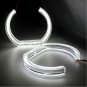 4x 6000K White Crystal DTM Style LED Angel Eyes Halo Rings Light For BMW E92 E90