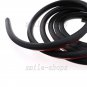 118'' /3M PVC Car Fender Flares Extension Black Wheel Eyebrow Protector Lip Trim