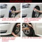 118'' /3M PVC Car Fender Flares Extension Black Wheel Eyebrow Protector Lip Trim