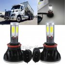 For 2013 2014 2015 2016 Freightliner Cascadia Truck 80W H11 LED Headlight Kit