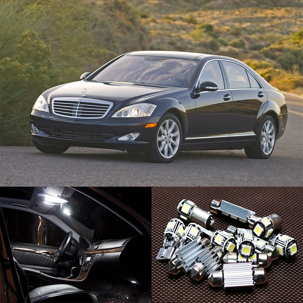 22&Atilde;�white LED light Interior kit for Mercedes Benz S class W221 (2009-2010)