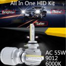 ALL IN ONE 9012 Xenon HID Replacement Bulb Light KIT 6000K White No Need Ballast