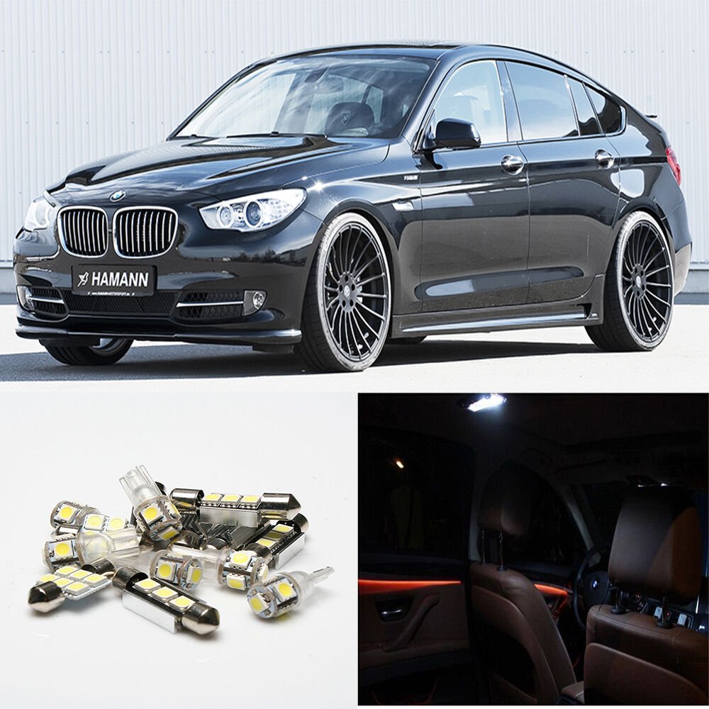 20&Atilde;�white Interior LED Light Bulb package for BMW 5 series F07 GT(2010-2014)