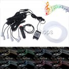 Waterproof LED Car SUV Door Dash Ambient Light 6M Neon Strip Bluetooth Control