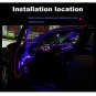 Waterproof LED Car SUV Door Dash Ambient Light 6M Neon Strip Bluetooth Control