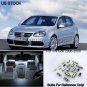 14x Pure White Car Interior LED Light Set For VW Golf 5 MK5 GTI Rabbit 2006-2009