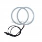 4pcs White Amber SMD Angel Eye Halo Ring Kit For BMW LCI E46 3 Series 2D Facelif