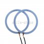 4pcs White Amber SMD Angel Eye Halo Ring Kit For BMW LCI E46 3 Series 2D Facelif