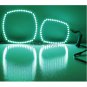 For 2011-2014 Dodge Charger Multi-Color SMD LED RGB Headlight Kit Halo Rings Set
