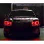 For 2011-2014 Dodge Charger Multi-Color SMD LED RGB Headlight Kit Halo Rings Set