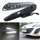 2 X LED Daytime Running Light For Mazda 3 Axela Car Fog Lamp 2010 2011 2012 2013