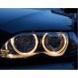 4x Dual Color Switchback Angel Eyes Halo Ring For BMW E46 3 Series Non-Projector