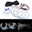 4 x White LED SMD Halo Ring Angel Eye Light For BMW 3 5 7 series E36 E38 E39 E46