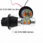 2pcs 20SMD 1156 Switchback Dual Color Ice Blue Yellow Turn Signal LED Lights Kit