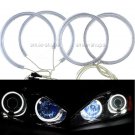 4 X White CCFL Angel Eyes Halo Ring Headlight For 2006-2013 Lexus IS250 IS350