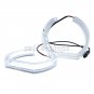 4 x White Amber Angel Eye DTM Style LED Kit Halo Ring For BMW E90 2006-2010 E92
