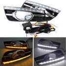2pcs For Chevrolet Cruze 09-2013 LED Daytime Running Light DRL With Turn Signals