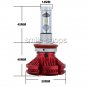 2Pcs H11 H8 H9 ZES LED Headlight High/Low Beam Bulbs 50W 12000LM 6000K White