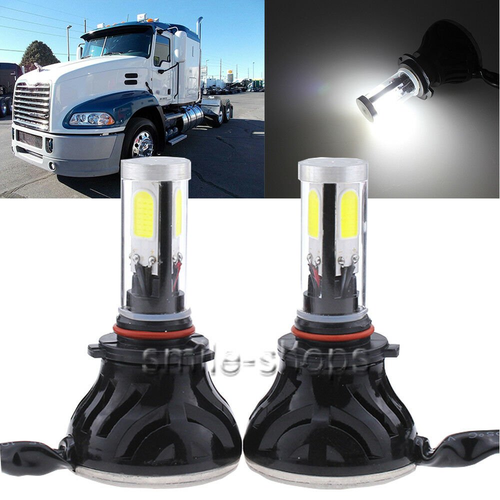 9006 80W Low Beam LED Headlight Kit For 1998-2015 MACK Vision CX CXN CV Truck