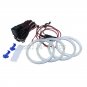 For BMW 3 Series E46 2D 325ci 330ci Coupe White LED SMD Angel Eyes Halo Rings